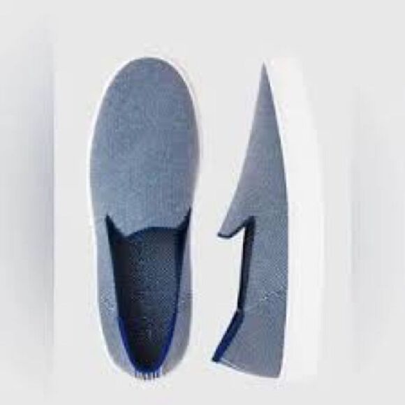 Rothy's Blue Slip-On Shoes - Picture 1 of 8